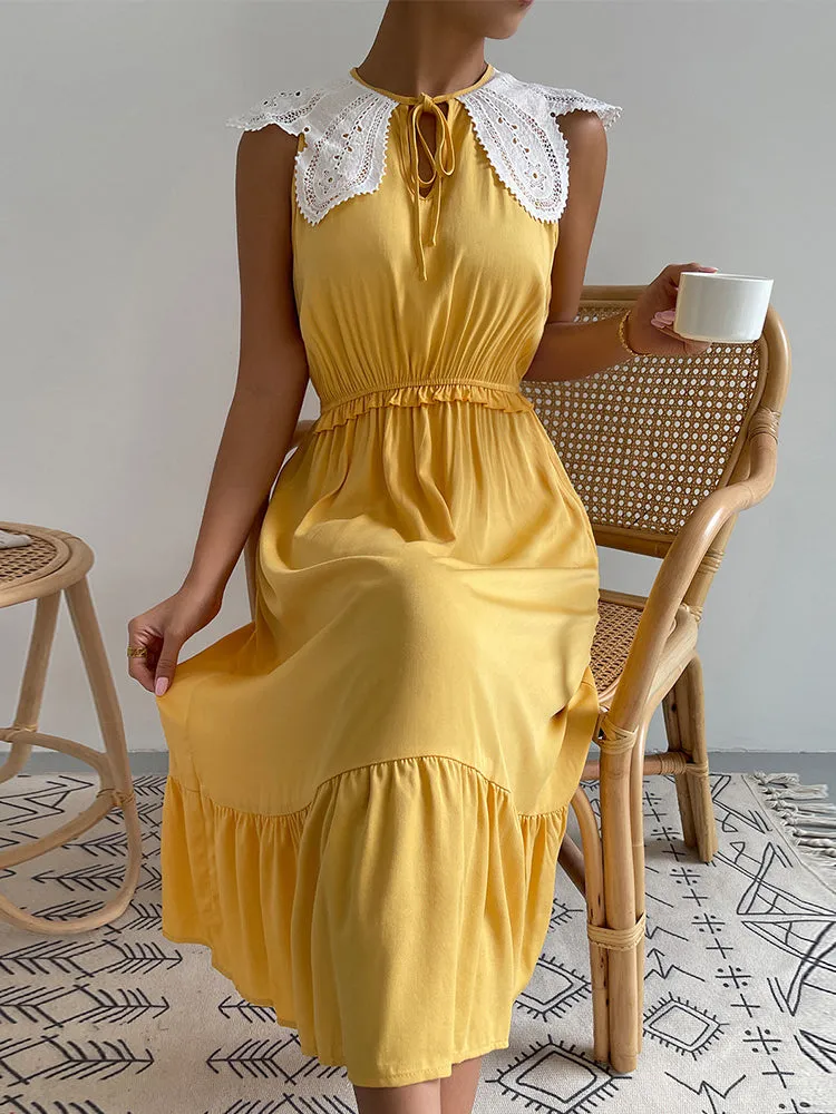 Ties Lace Stunning Dress