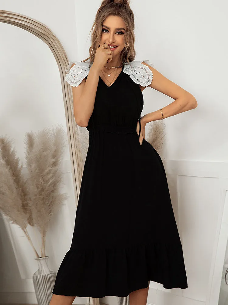 Ties Lace Stunning Dress