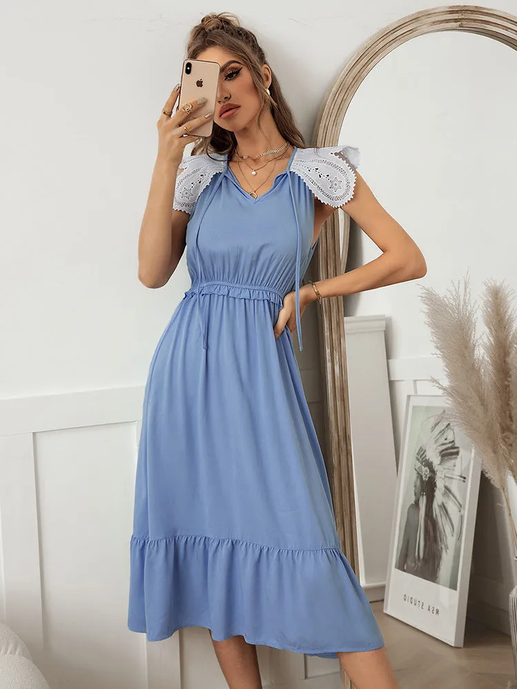 Ties Lace Stunning Dress
