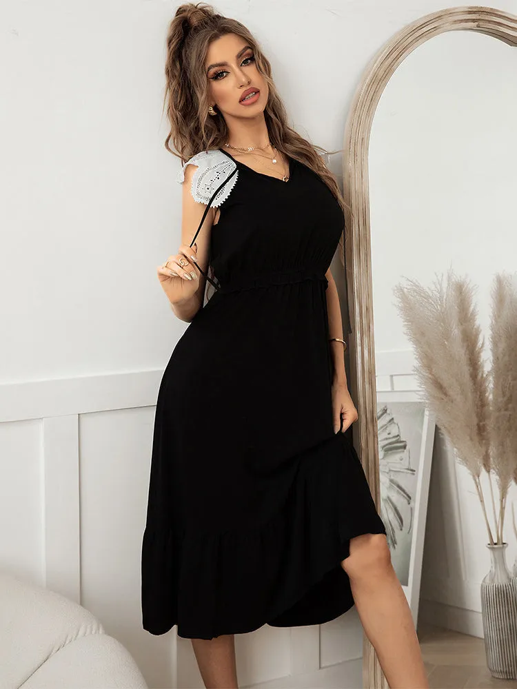 Ties Lace Stunning Dress