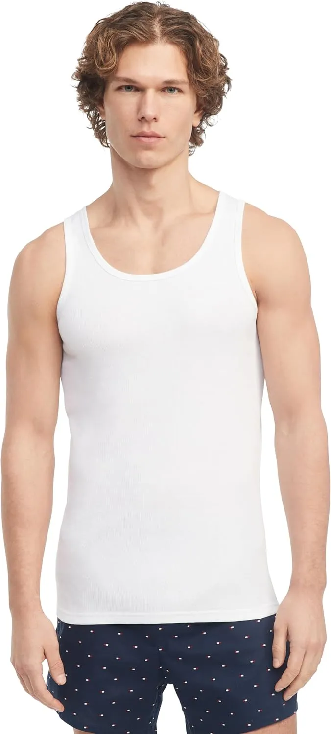 Tommy Hilfiger Men's Cotton Classics 3-Pack A-Shirt