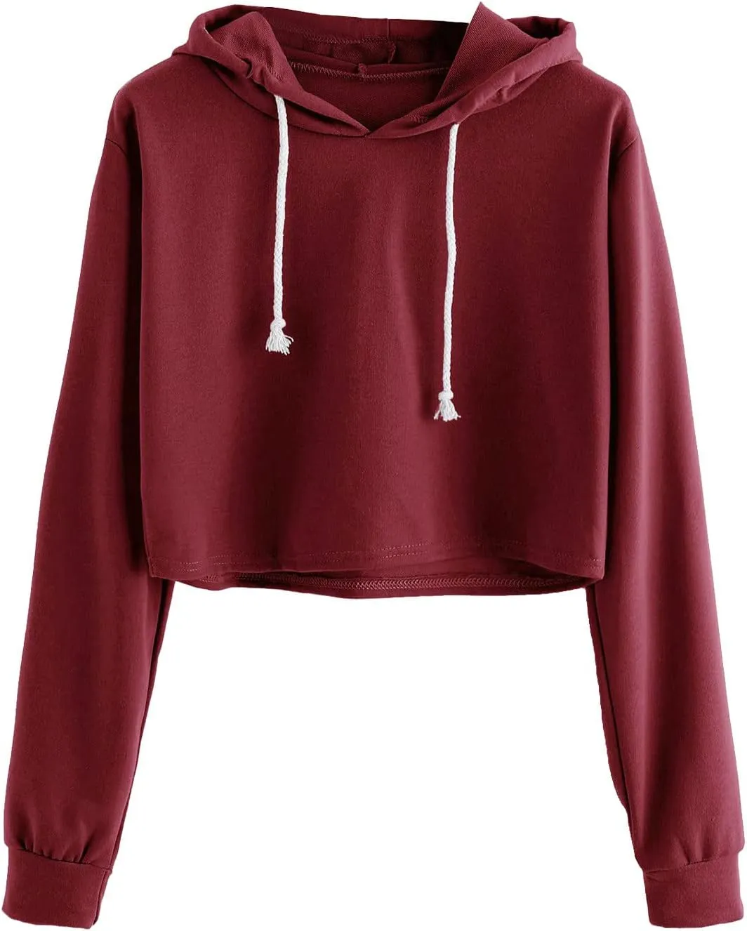 tuduoms Women Casual Cropped Zip Up Hoodie Cute Crop Top Y2K Teen Girls Trendy Lightweight Crop Jacket Long Sleeve Sweatshirt