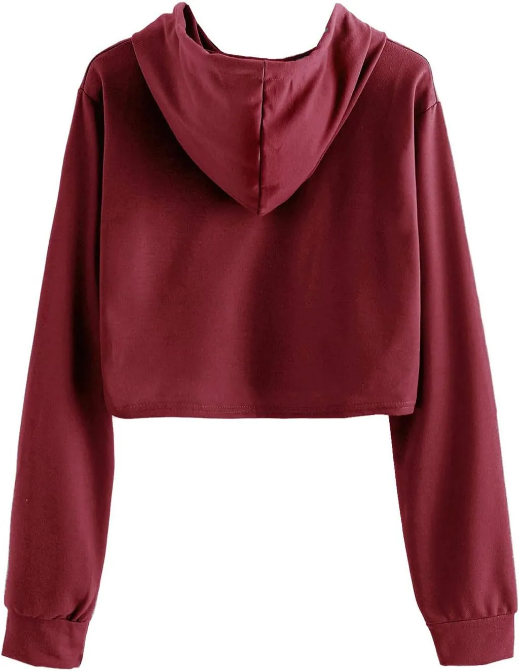 tuduoms Women Casual Cropped Zip Up Hoodie Cute Crop Top Y2K Teen Girls Trendy Lightweight Crop Jacket Long Sleeve Sweatshirt