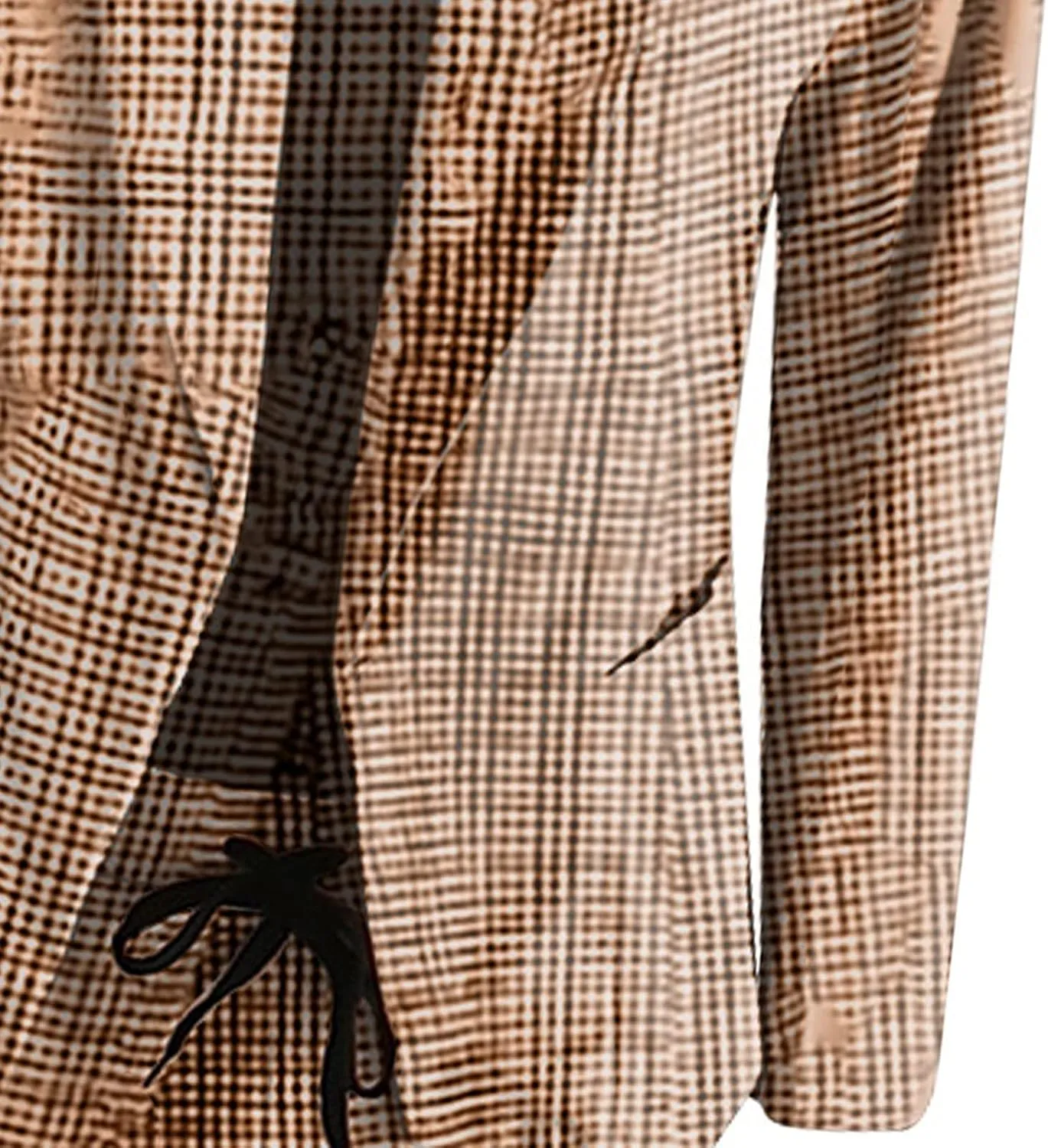 Two Piece Outfits for Women Long Sleeve Business Casual Jacket High Waist Slim Fit Long Pants Fashion Palid Suit Sets