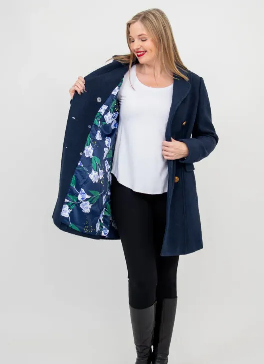 Vicky Coat - Navy