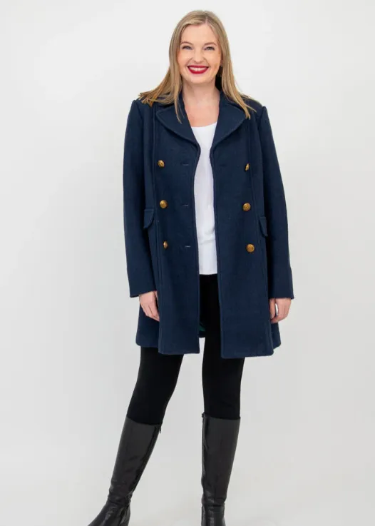 Vicky Coat - Navy