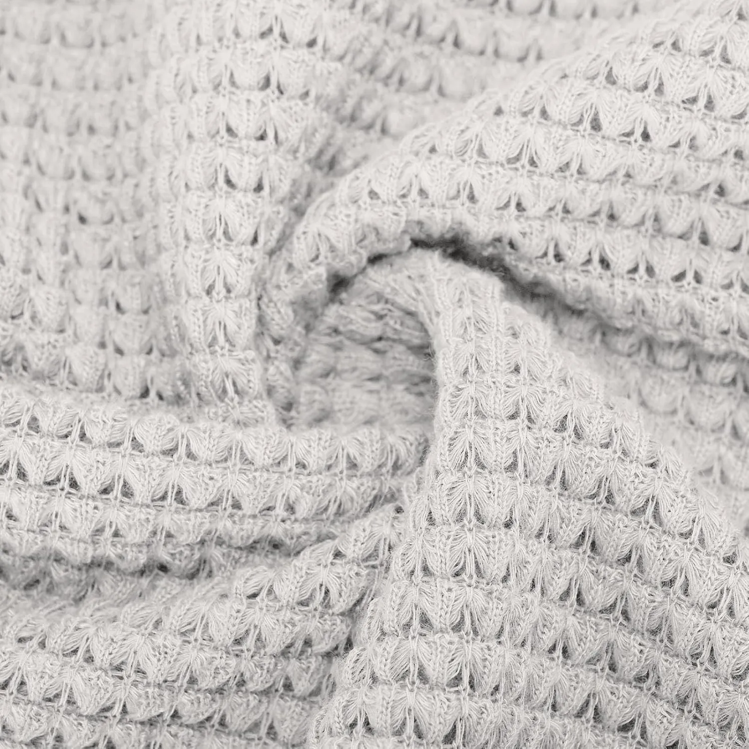 Waffle Knit Tops for Women Loose Fit 3/4 Sleeve Henley V Neck T Shirts Casual Spring Knitted Lightweight Tunic Hoodie