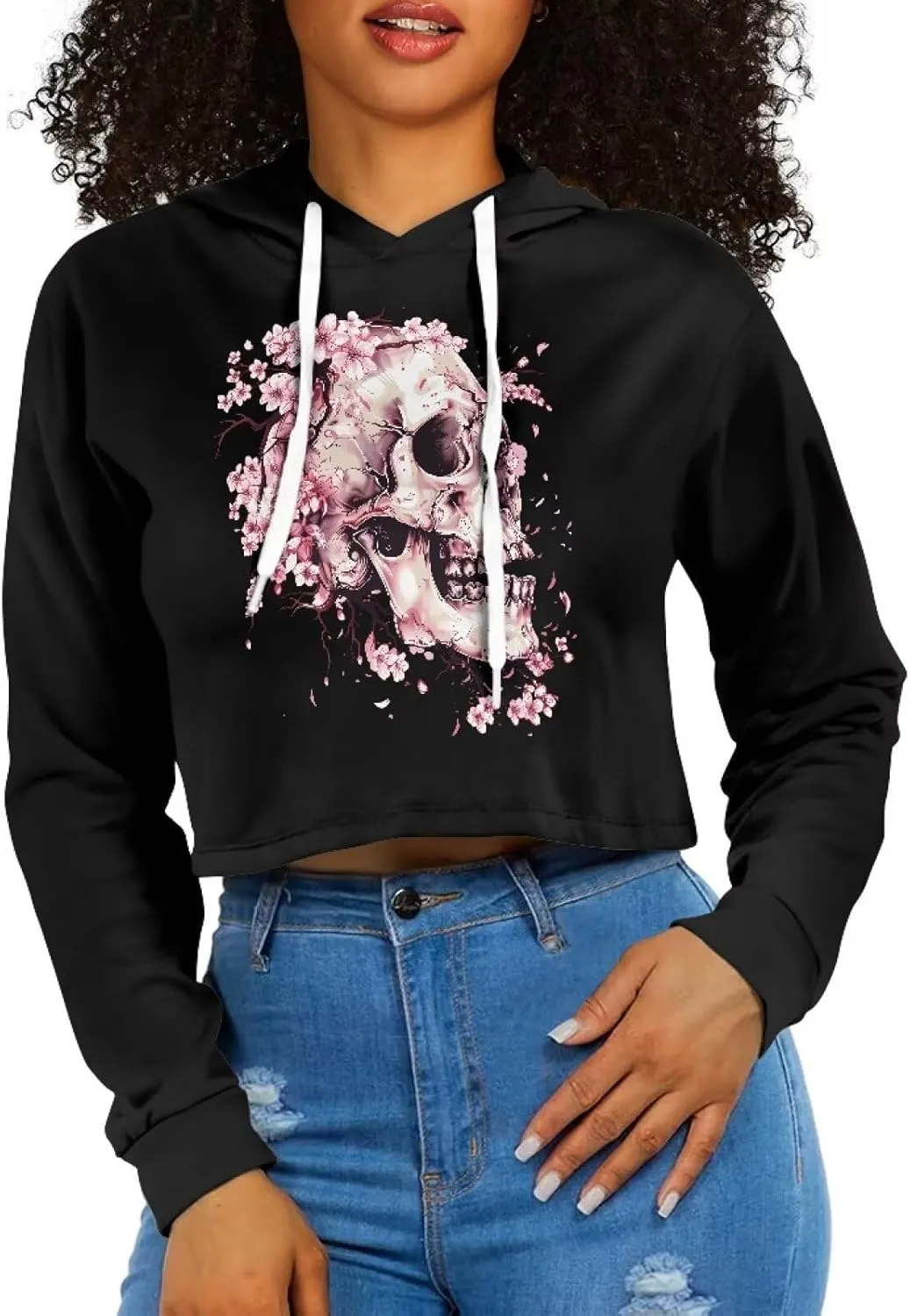 Winter Oversized Hoodies Spring Fall Crop Top Sweaters for Women Lightweight Graphic Sweatshirt with Hood Size S-5XL