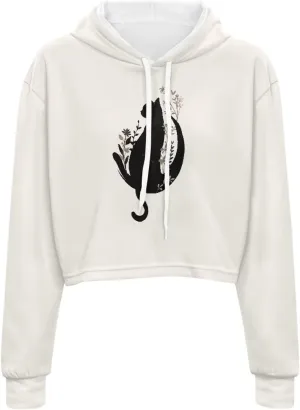 Winter Oversized Hoodies Spring Fall Crop Top Sweaters for Women Lightweight Graphic Sweatshirt with Hood Size S-5XL