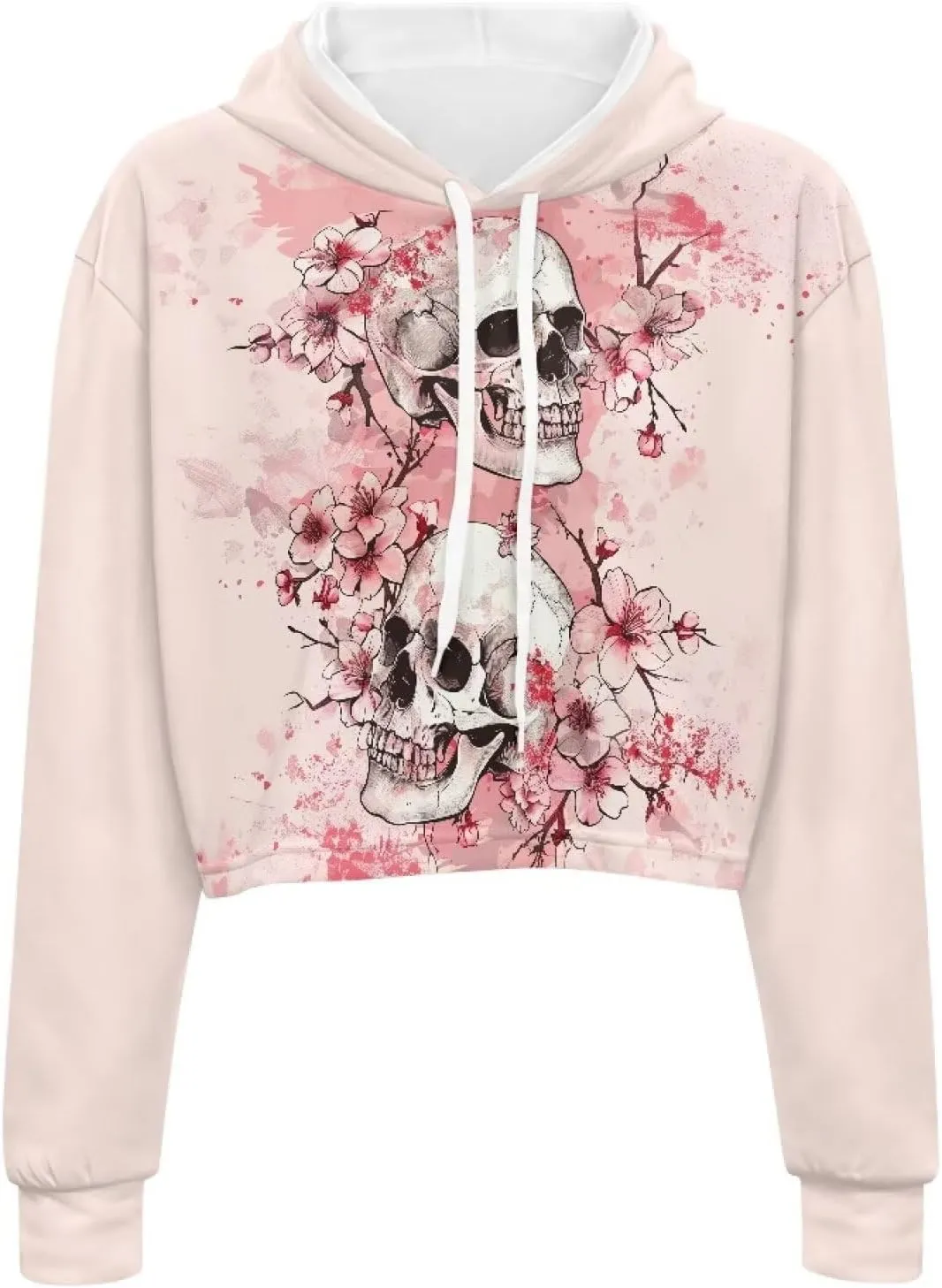 Winter Oversized Hoodies Spring Fall Crop Top Sweaters for Women Lightweight Graphic Sweatshirt with Hood Size S-5XL