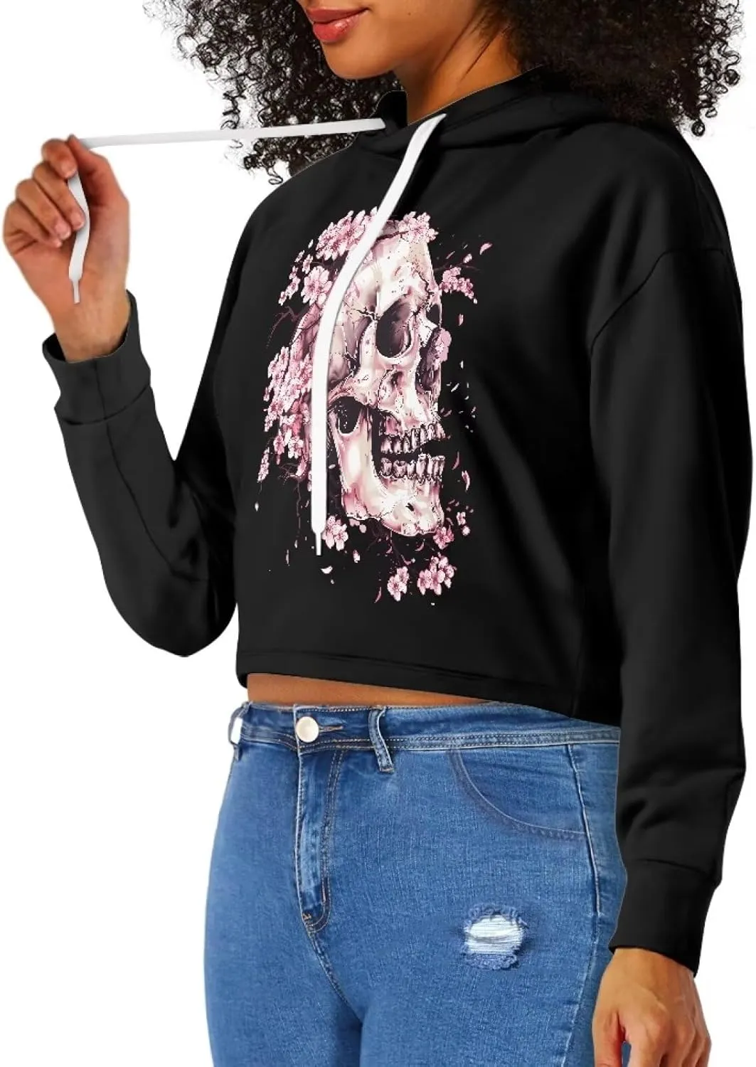 Winter Oversized Hoodies Spring Fall Crop Top Sweaters for Women Lightweight Graphic Sweatshirt with Hood Size S-5XL