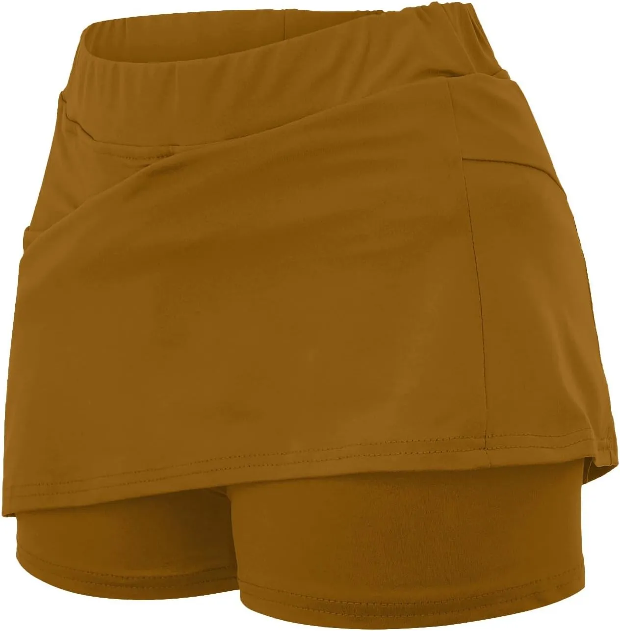Womans Tennis Golf Skirts High Waisted Workout Athletic Skirt with Shorts Underneath Quick Dry Gym Running Skirt