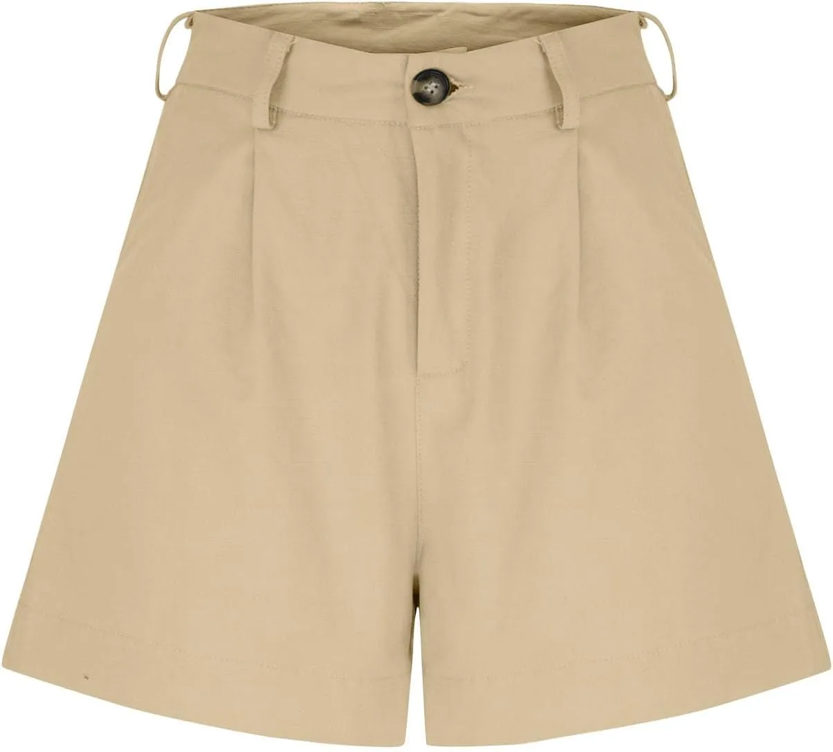 Women Linen Shorts Summer Casual Work Out Shorts High Waisted Bermuda Shorts Dressy Wide Leg Shorts with Pockets