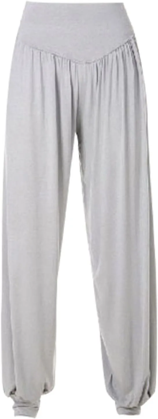 Womens 2024 High Waist Harem Pants Lightweight Casual Yoga Trousers Summer Pleated Workout Leggings Lounge Pants