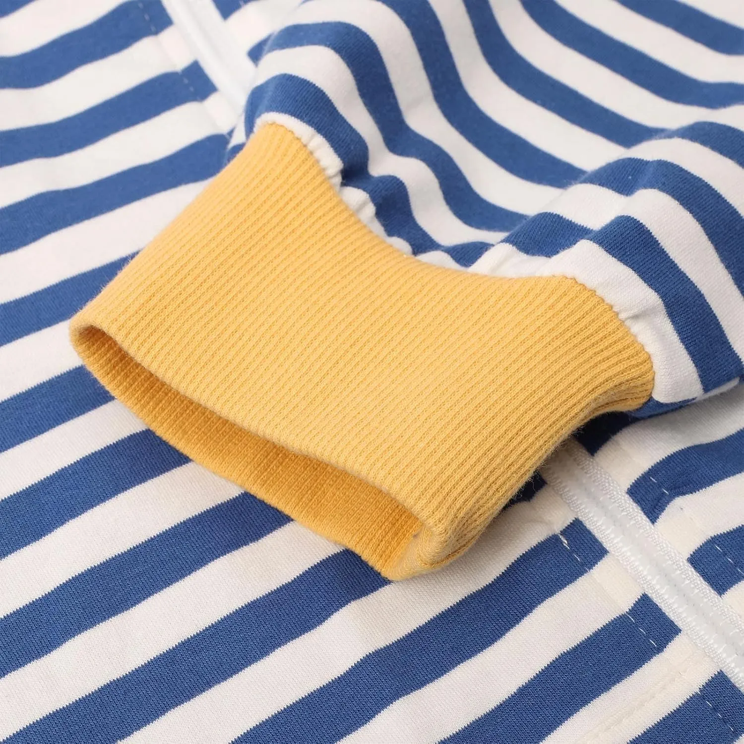 Womens Full-Zip Hoodie Sweatshirts Long Sleeve Striped Shirts Pullover Color Block Drawstring Fall Winter Tops Outfit