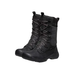 Women's Greta Tall Waterproof Boot - Black/Black Plaid (Regular Width)