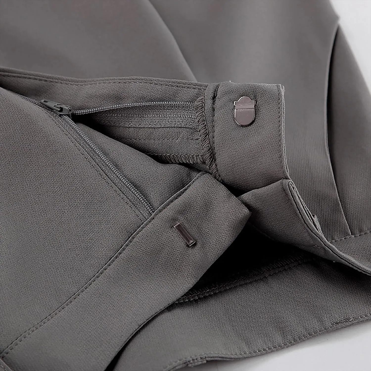 Women's High Waist Satin Pants Elegant Wide Leg Pants Casual Work Office Long Trousers Loose Palazzo with Pockets
