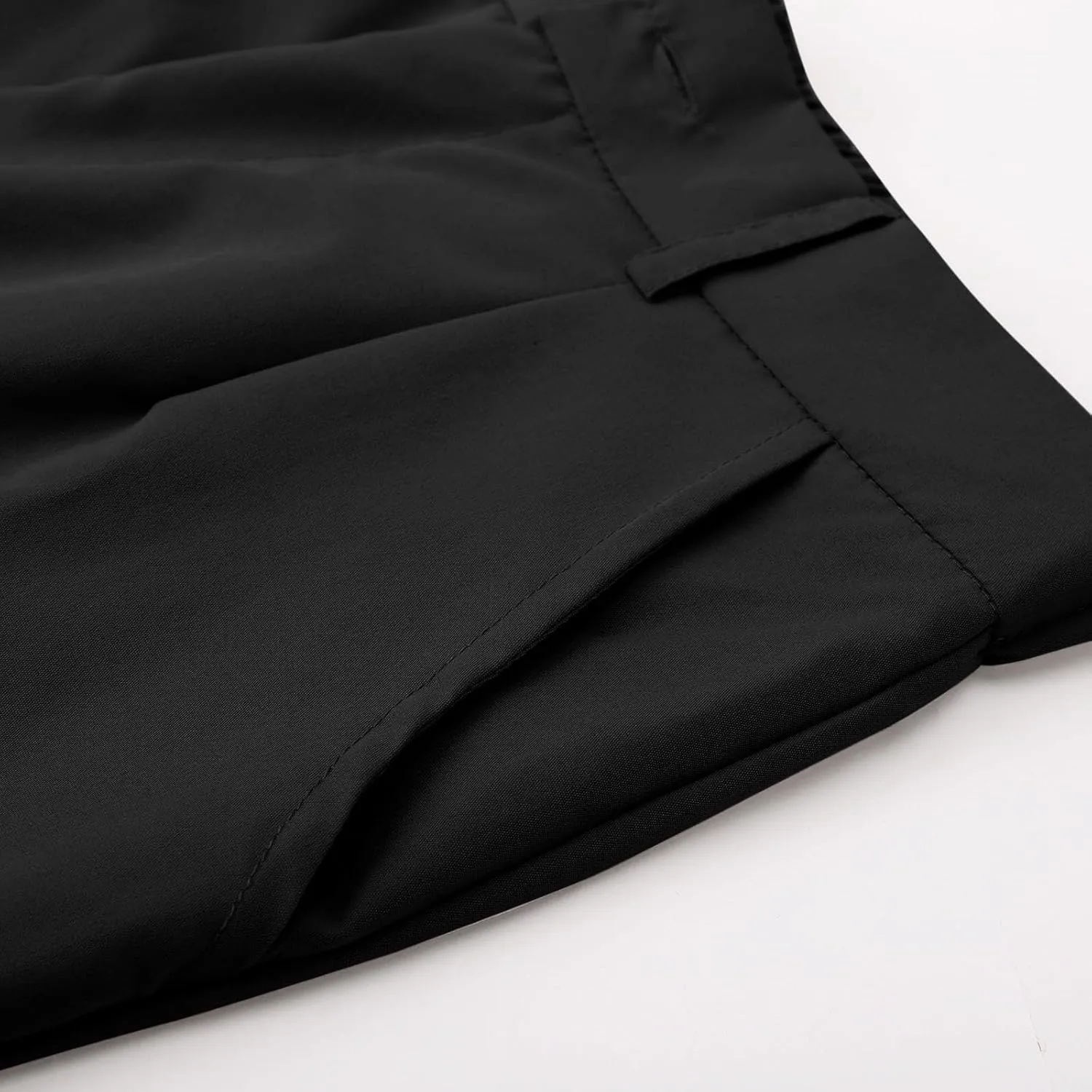 Womens High Waist Straight Leg Pants Solid Color Casual Trousers with Pockets 2024 Trendy Casual Cargo Joggers Pants