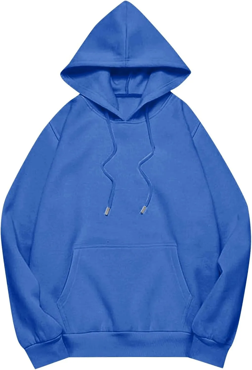Women's Long Sleeve Oversized Pullover Solid Color Y2K Hoodie Fall Loose Hoodie Sweatshirt Winter Sweatshirt with Pocket