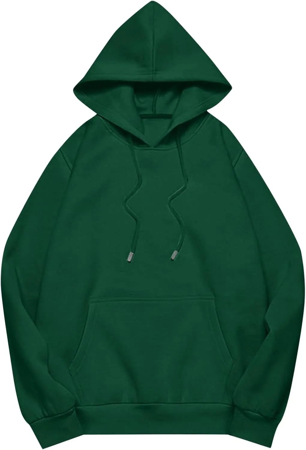 Women's Long Sleeve Oversized Pullover Solid Color Y2K Hoodie Fall Loose Hoodie Sweatshirt Winter Sweatshirt with Pocket