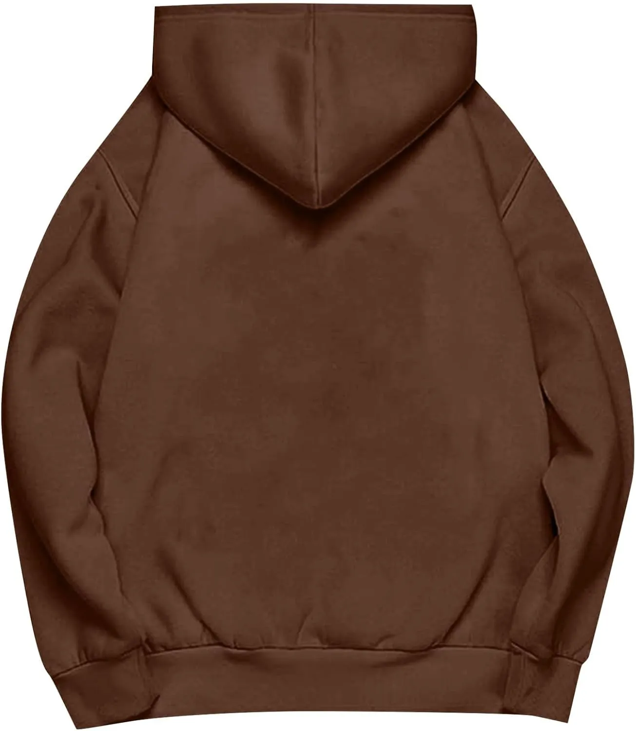 Women's Long Sleeve Oversized Pullover Solid Color Y2K Hoodie Fall Loose Hoodie Sweatshirt Winter Sweatshirt with Pocket