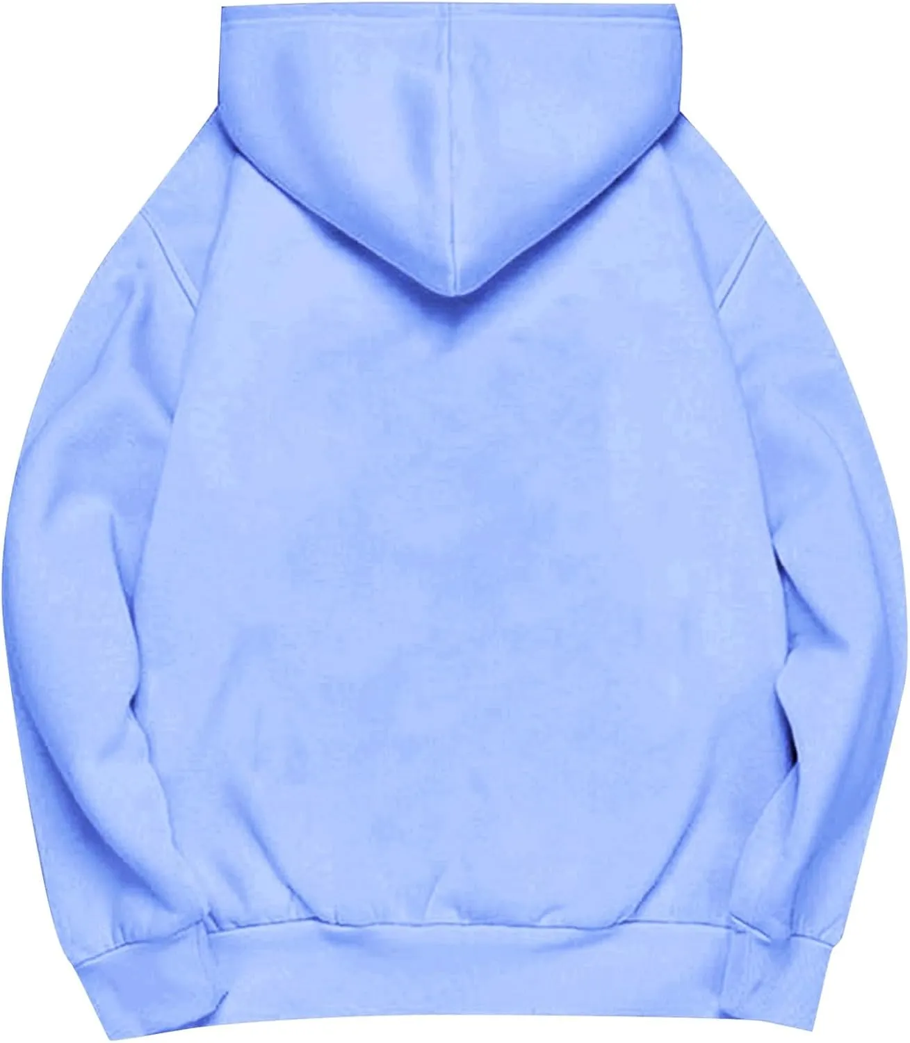 Women's Long Sleeve Oversized Pullover Solid Color Y2K Hoodie Fall Loose Hoodie Sweatshirt Winter Sweatshirt with Pocket