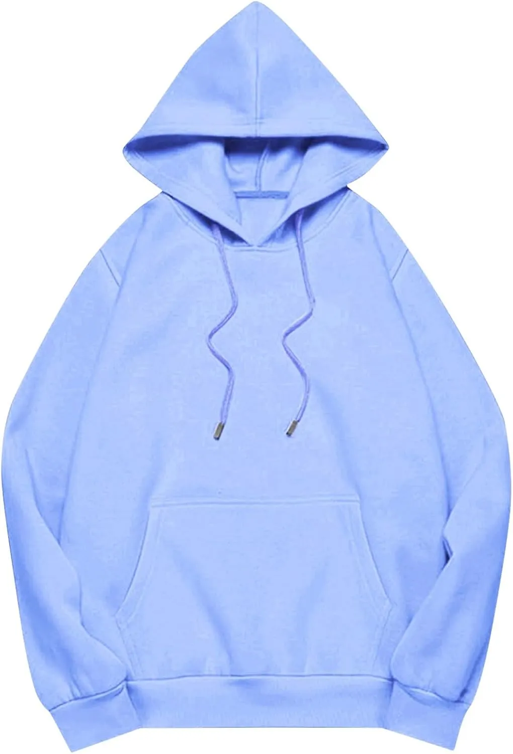 Women's Long Sleeve Oversized Pullover Solid Color Y2K Hoodie Fall Loose Hoodie Sweatshirt Winter Sweatshirt with Pocket