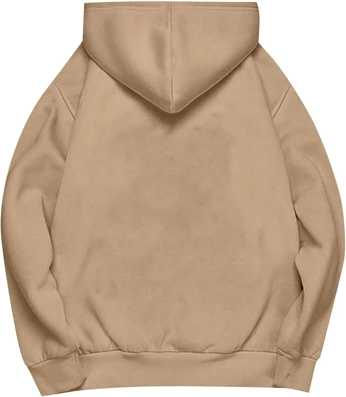 Women's Long Sleeve Oversized Pullover Solid Color Y2K Hoodie Fall Loose Hoodie Sweatshirt Winter Sweatshirt with Pocket