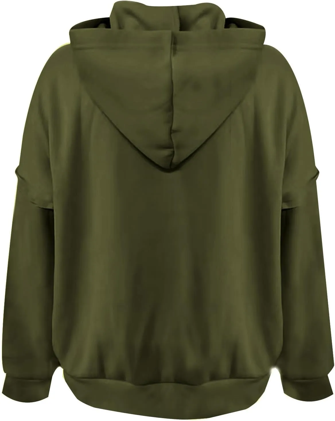 Womens Oversized Sweatshirt Long Sleeve V Neck Button Hoodie Casual Loose Fit Lightweight Sweatshirt Pullover Tops