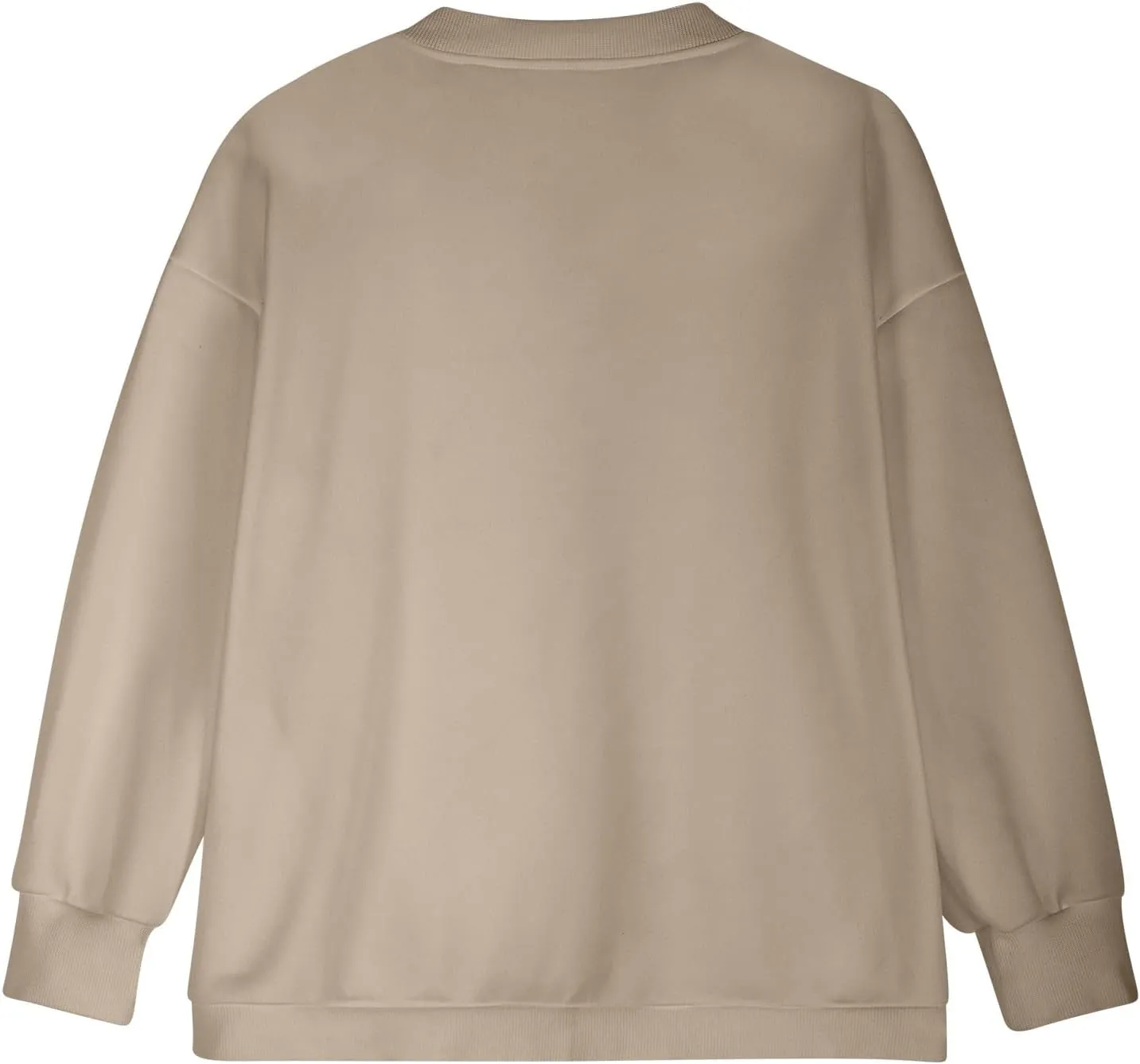 Womens Oversized Sweatshirts Hoodies Zip Up Pullover Fall Cool Outfits Crew Neck Simple Elegant Winter Jack Coat
