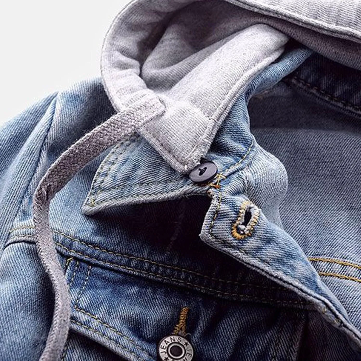 Womens Sherpa Fleece Lined Hoodie Denim Jacket 2022 Winter Jean Jacket Coats Oversized Long Sleeve Trucker Jacket Coat