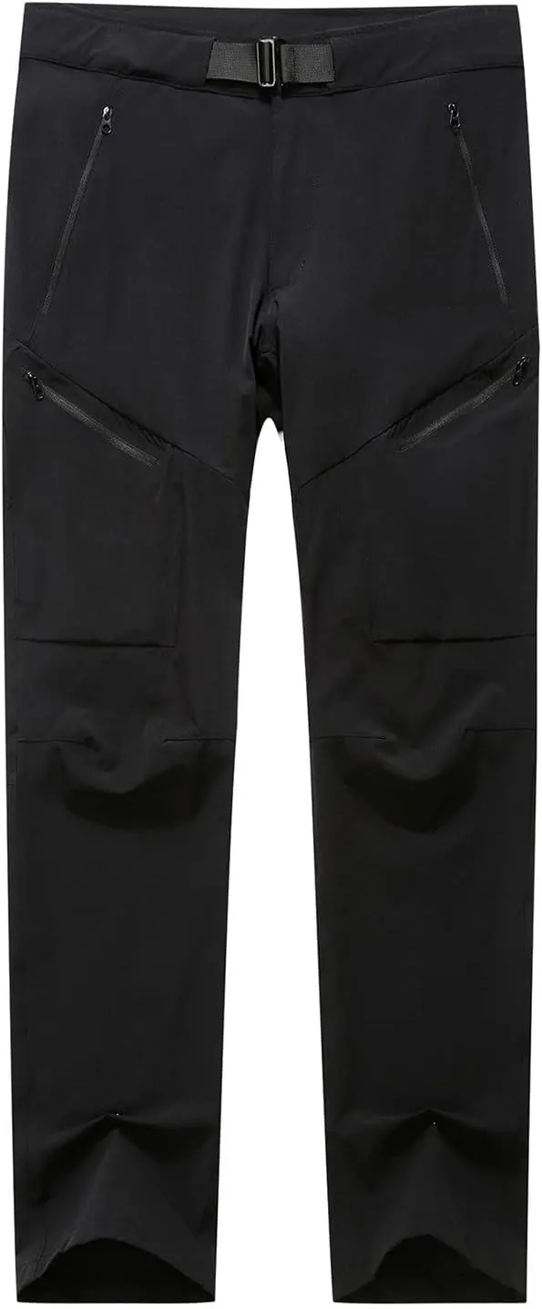 Workout Pants for Men Casual Waistband Skinny-Fit Stretch Quick Drying Hiking Trousers Outdoor Fashion Sweatpants