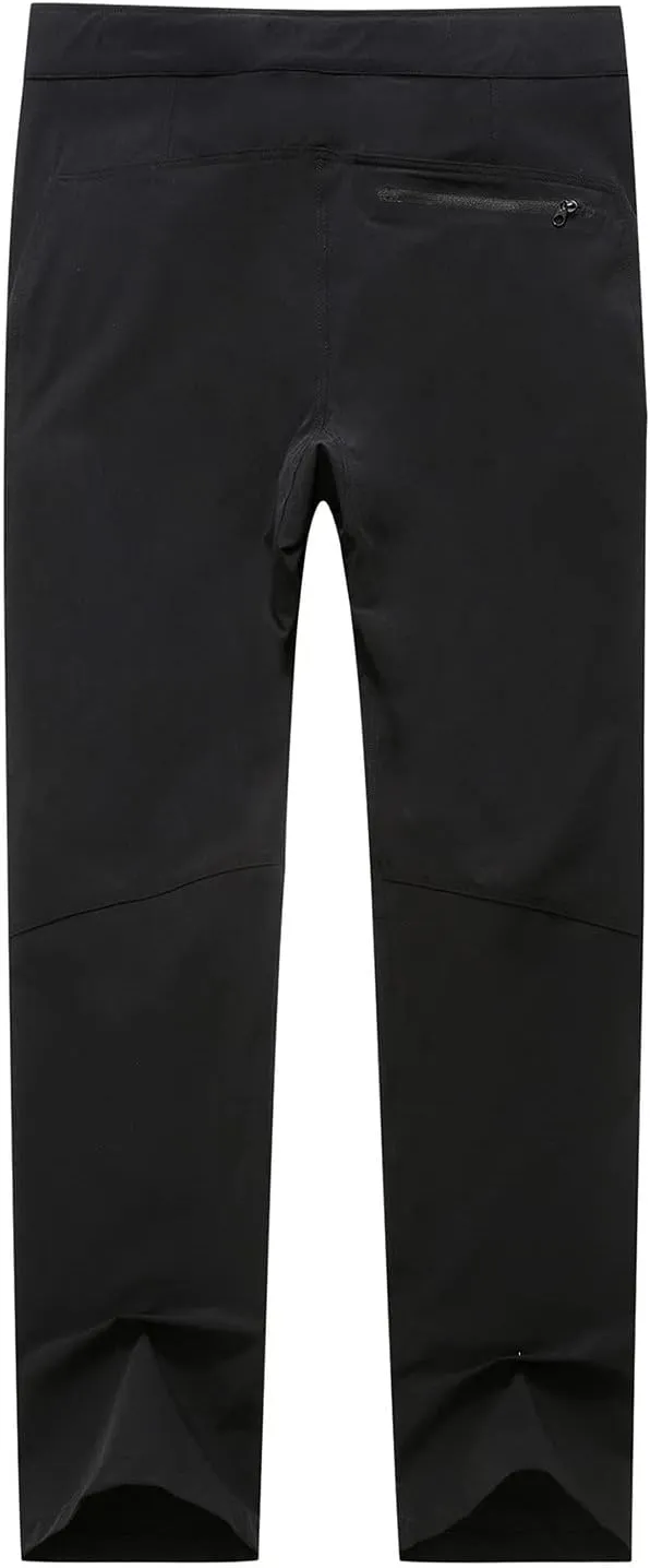 Workout Pants for Men Casual Waistband Skinny-Fit Stretch Quick Drying Hiking Trousers Outdoor Fashion Sweatpants